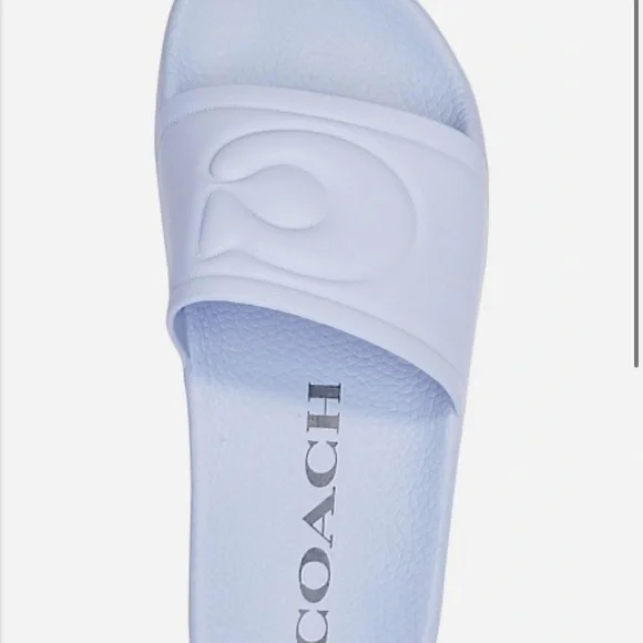 COACH ULLA SLIDE ICE BLUE - Picture 5 of 6